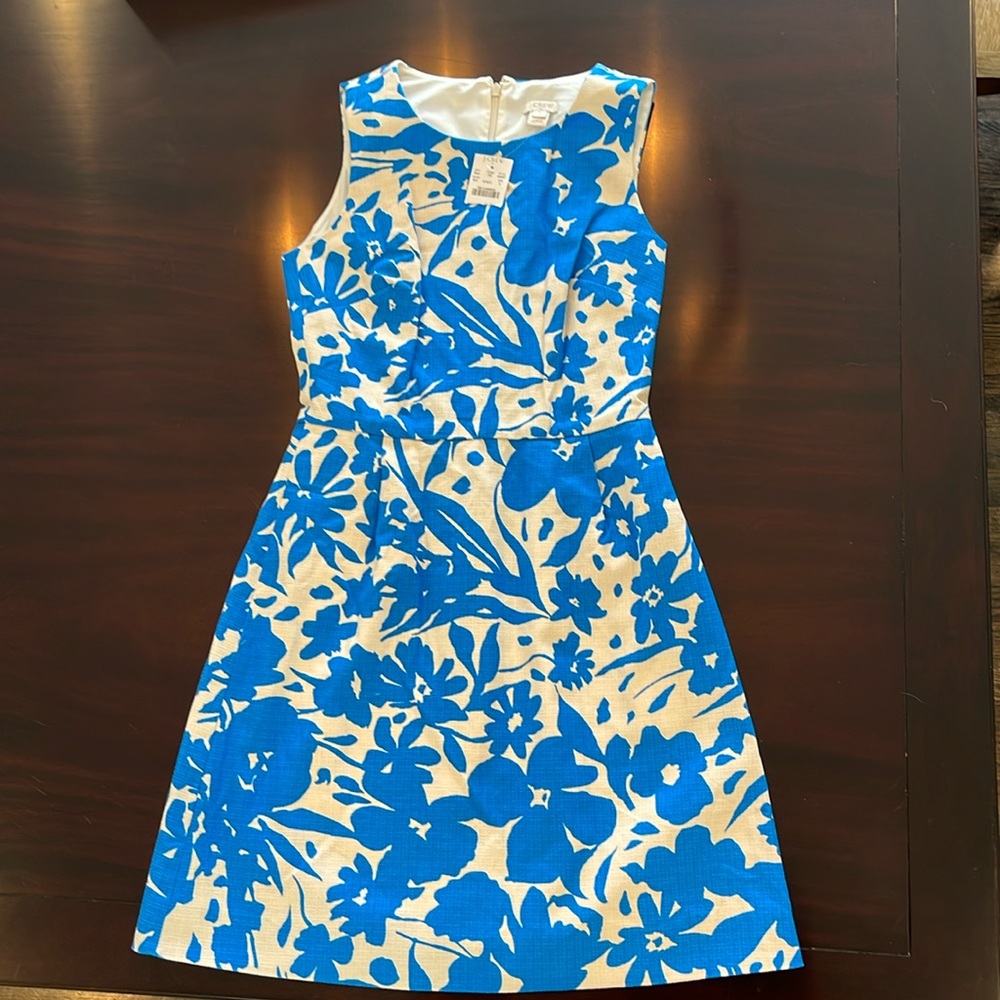J.Crew Flowered Dress (size 0)